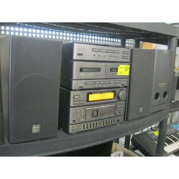 SHARP BOOKSHELF STEREO SYSTEM