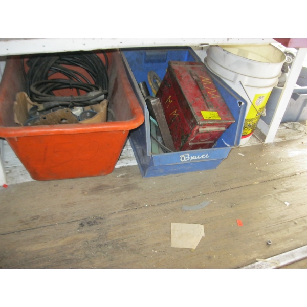 MISC. SHELL BOX, STEEL BATTERIES, ETC.