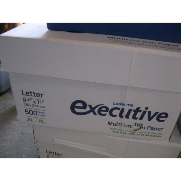 BOX OF NEW WHITE PAPER - 8 1/2 X 11