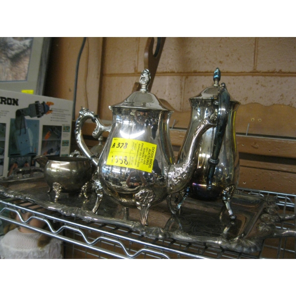 SILVERPLATE TEA SERVICE  