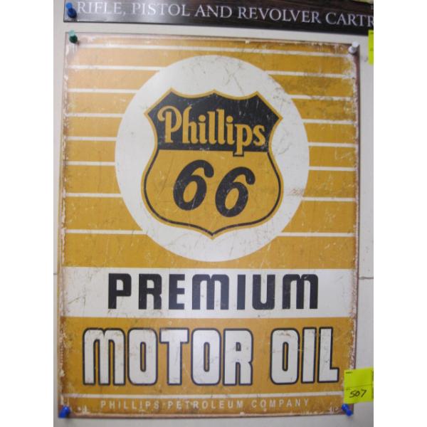 PHILLIPS 66 TIN SIGN