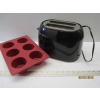 Image 4 : 2 FLATS OF CANNISTERS, TOASTER, ETC.