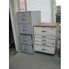 Image 1 : 4 DRAWER LEGAL SIZE FILING CABINET & A METAL DRAWER UNIT