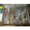 Image 7 : 6 DRAWER PARTS BIN W/CONTENTS & SM. WOODEN PARTS HOLDER W/CONTENTS