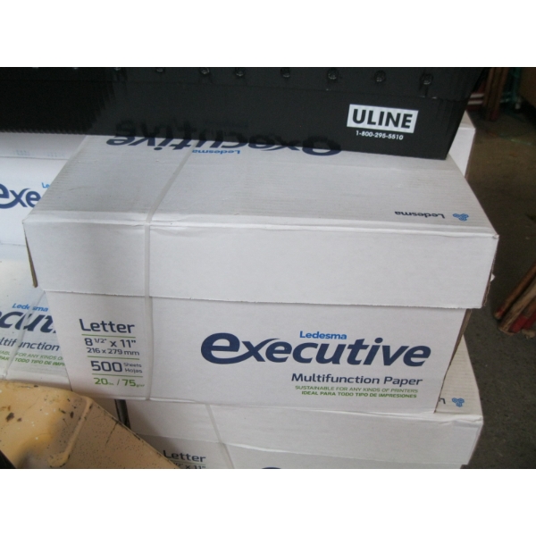 BOX OF NEW WHITE PAPER - 8 1/2 X 11