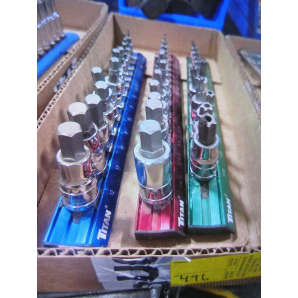 TITAN HEX SOCKETS - METRIC & SAE & TORQUES BIT SOCKETS