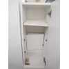 Image 3 : 2 SINGLE DOOR WHITE CABINETS