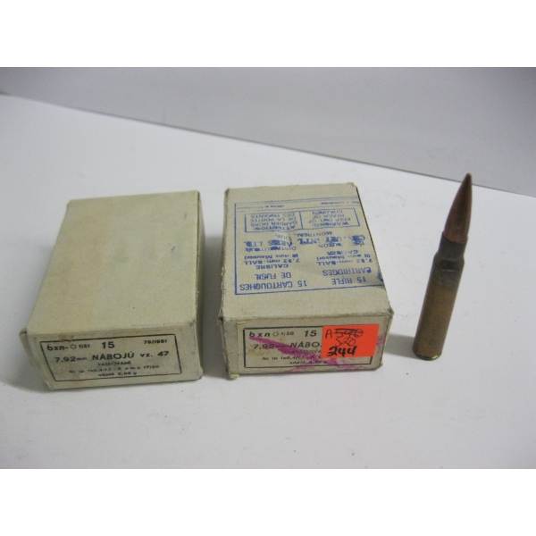 NABOJU 7.92MM BALL (8MM MAUSER)|2X15 CARTRIDGES