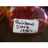 Image 2 : 2 RAINBOW GLASS VINTAGE DECANTERS