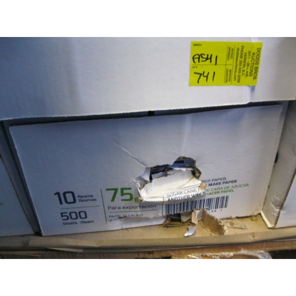 BOX OF NEW WHITE PAPER - 8 1/2 X 11