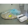 Image 1 : BAG OF SM. WOODEN DOWELS & PACK OF BAR MOP DISHCLOTHS