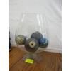 Image 1 : LG. GLASS FISHBOWL W/ASST. FLOATS & DECORATIONS