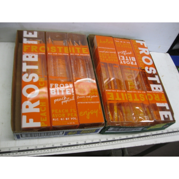 2 FLATS OF 3 PEACH VODKA FREEZIES