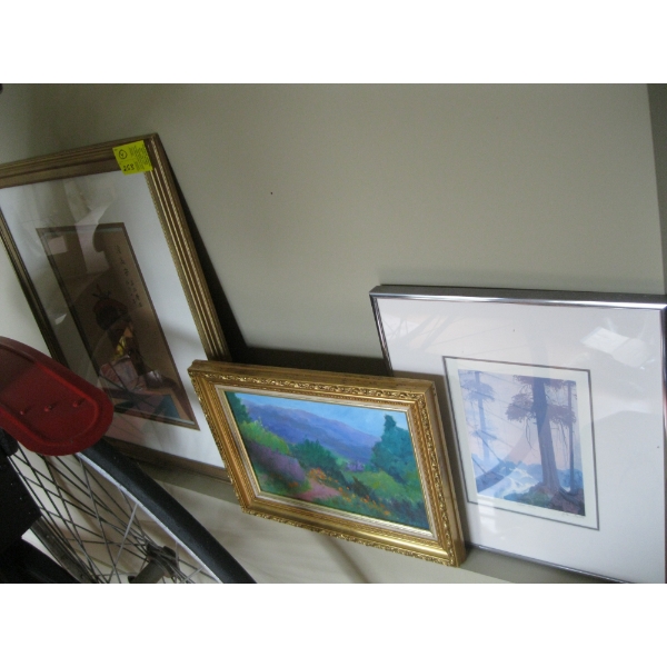 4 FRAMED PICTURES