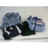 Image 3 : MISC. WOOL SWEATERS, THROWS, BLANKETS & WOOD HOLDER