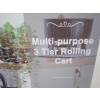 Image 2 : NEW 3 TIER ROLLING CART