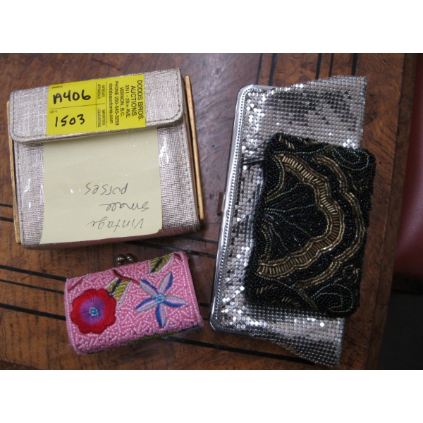 4 COLLECTABLE PURSES
