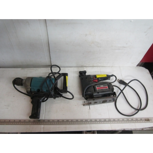 CRAFTSMAN JIGSAW & A MAKITA HAMMER DRILL