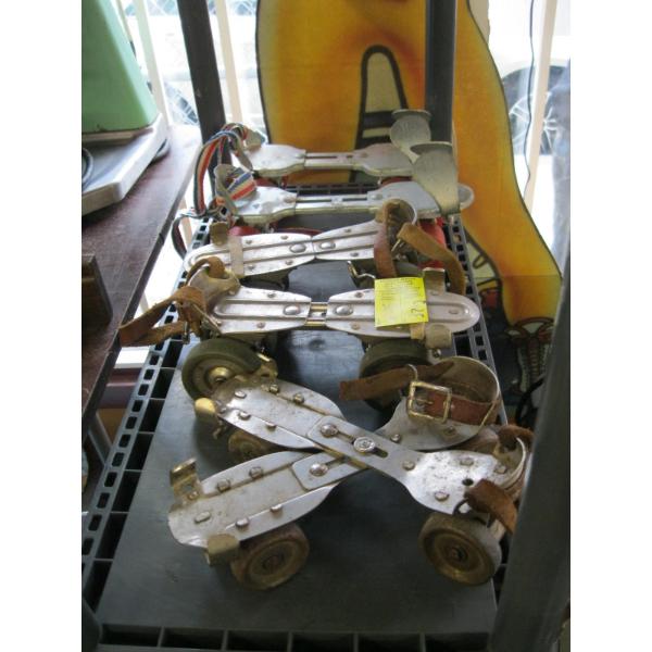 3 PAIR OF ROLLERSKATES