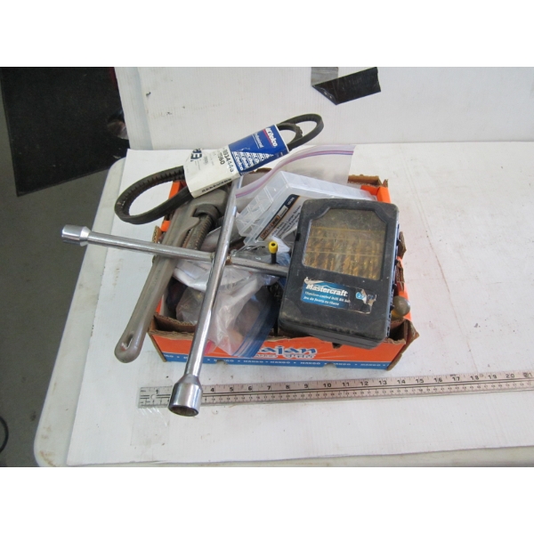 MISC. WIRE, TIRE WRENCH, ETC.