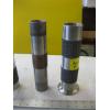 Image 3 : 4 BRUTALIST LATHE TURNED METAL VASES