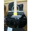 Image 2 : NEW MADERA BLACK FACE ACOUSTIC GUITAR