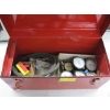Image 2 : TOOLBOX W/ASST. GAUGES, HOSE, FITTINGS, ETC.