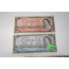 Image 1 : 1954 CDN $5 & $2 BILLS