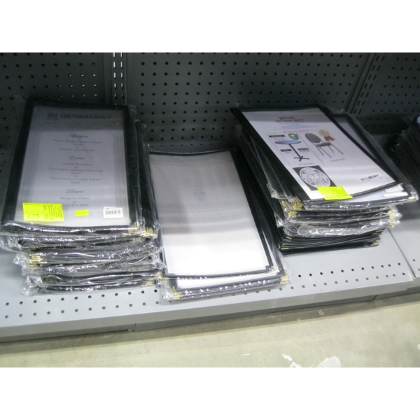 LG. LOT OF MENU HOLDERS