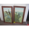 Image 1 : 2 FRAMED PRINTS OF NOMADS & CAMELS