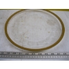 Image 2 : MOSERS 24KT GOLD RIM CRYSTAL BOWL & PLATE
