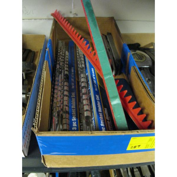 ASST. IMPACT DRIVER, SOCKET HOLDERS, SM. LEVELS, ETC.