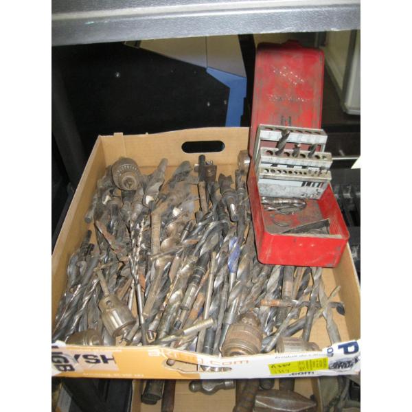 BOX OF ASST. DRILL BITS