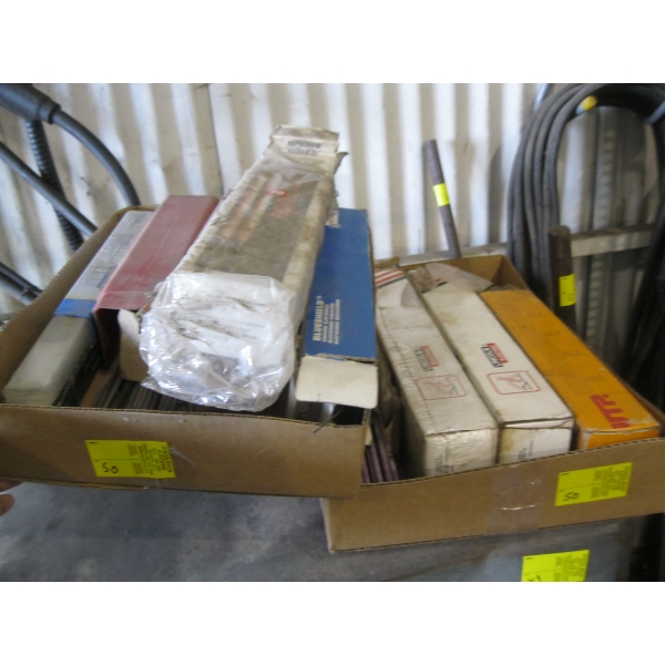 2 FLATS OF ASST'D WELDING RODS