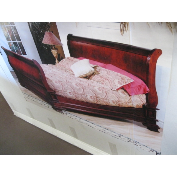 NEW DESIGN IMPORTS QUEEN SIZE SLEIGH BED - AS PICTURED