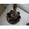 Image 5 : MISC. WOODEN DECANTER SET, ETC.