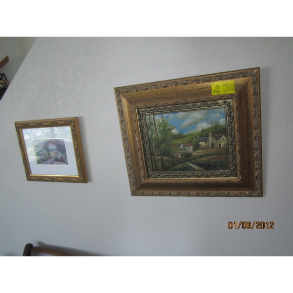 2 FRAMED PICTURES