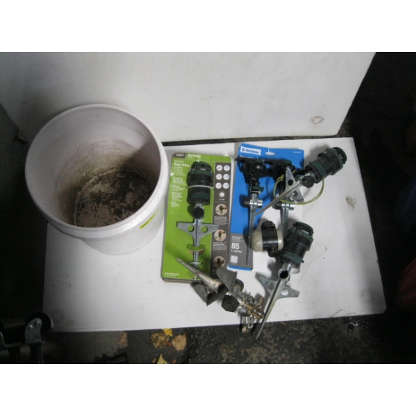 BUCKET OF MISC. SPRINKLERS