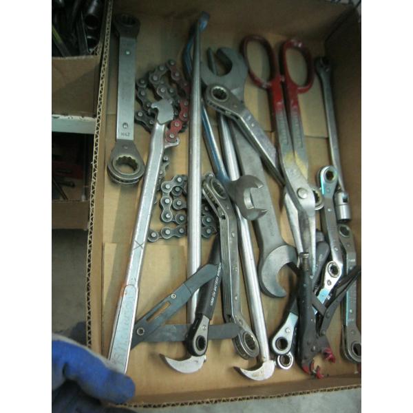 MISC. WRENCHES, PRYBARS, METAL CUTTERS, ETC.