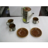 Image 1 : MCM COFFEE POT W/3 CUPS & 2 SAUCERS