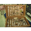 Image 1 : WOODEN BOX W/ASST. FLIES
