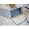 Image 3 : HEXAGON GREY COFFEE TABLE W/FOLD DOWN STORAGE