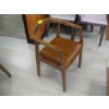 Image 2 : WOOD FRAMED UPHOLSTERED DINING CHAIR