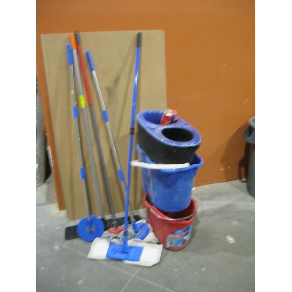 MISC. MOP BUCKETS, WINDOW WASHERS, ETC.