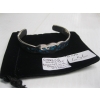 Image 2 : "AS IS" STERLING SILVER .925 BRACELET W/BLUE STONES - MISSING SOME STONES, 24G
