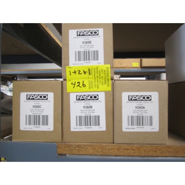 4 FASCO 3 POLE COILS