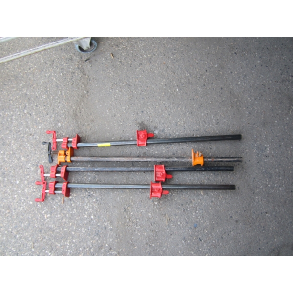 4 - 3' BAR CLAMPS