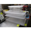 Image 2 : 5 HARD PLASTIC CAMBRO BINS W/LIDS - ASST. SIZES