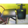 Image 2 : 2 BLACK FOLDING PADDED STOOLS