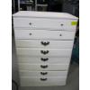 Image 1 : WHITE 5 DRAWER DRESSER